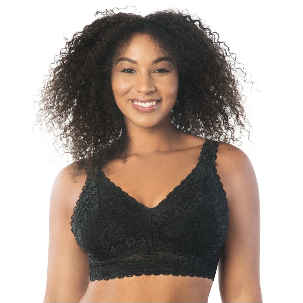 Parfait ADRIANA WIRE-FREE LACE BRALETTE - BLACK size 40D NEW